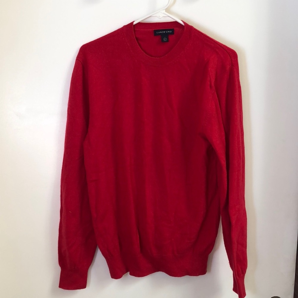 Lands End Men’s small 100% Kashmir sweater
